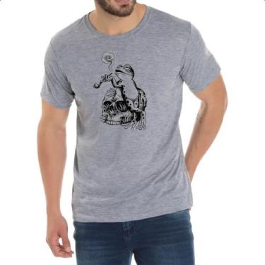 Imagem de Camiseta Cinza O sapo e o cachimbo - Alearts, G