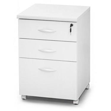 Imagem de Gaveteiro Volante 2 Gavetas e 1 Pasta Suspensa Branco - SchoolCenter