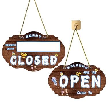 Imagem de Quadros de mensagens e placas de mensagens (marrom, S-aberto-fechado-horário comercial)