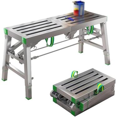 Imagem de WYUYIWH Plataforma de andaime dobrável multiuso banco de torre equipamento de andaime portátil