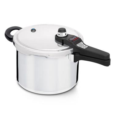 Imagem de Panela de Pressão Eterna 22 cm 6 L em Alumínio Polido Nigro