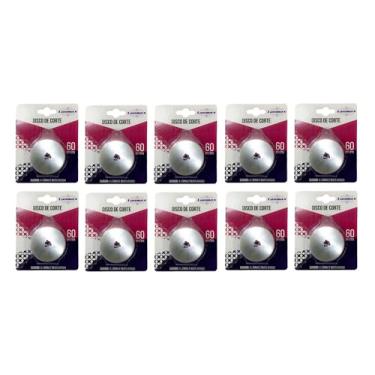 Imagem de Kit Com 10 Lâminas Disco Para Cortador Circular 60mm Lanmax - Alta Precisão e Durabilidade para Tecido, Papel, EVA e Artesanato Esta Ferramenta Prática Inclui Uma Lâmina Adicional De Reposição