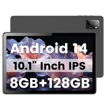 Imagem de Tablet Azeyou Android 14 - 10 Polegadas, 8GB RAM, 128GB ROM, Wi-Fi 5G+