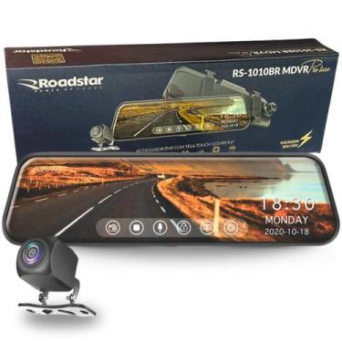 Imagem de Retrovisor Tela Lcd Full Touch 9.6 Com Câmera Integrada E Ré - Roadsta