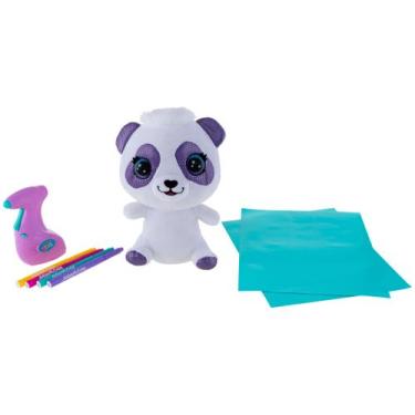 Imagem de Fun Pelúcia Panda Puppy para Pintar Airbrush, Branco