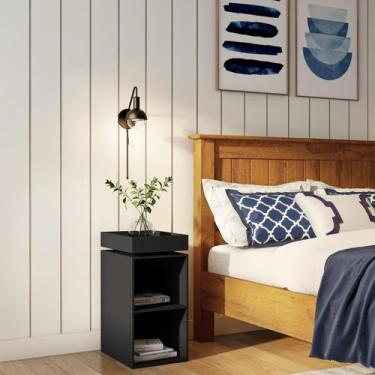 Imagem de Mesa Lateral Raíssa Preto - Mobly