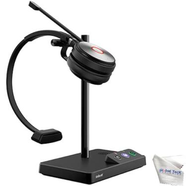 Imagem de GTW Yealink WH62 Fone de ouvido Mono Teams, USB-C, conecta-se ao computador, PC/Mac, smartphone – Funciona com equipes, Zoom, RingCentral, 8x8, Vonage, microfibra bônus incluída