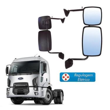 Imagem de Retrovisor Completo Ford Cargo 2016 2017 Ld Com Regulagem - Globo
