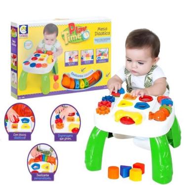 Imagem de Mesa Didática Pedagógica Infantil Criança Play Time Cotiplas - Cotiplá
