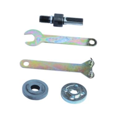 Imagem de Gralara Adaptador de broca e esmerilhadeira angular Conversão de broca para esmerilhadeira Chave inglesa Suporte de disco Mandris de eixo de de metal, Conjunto de Haste de 10 Mm