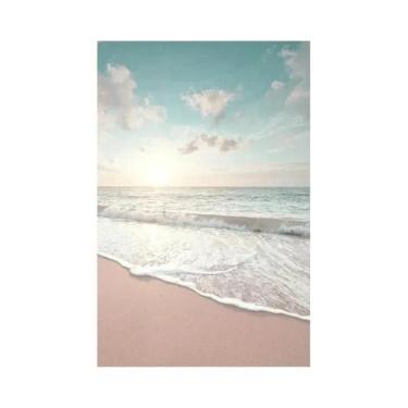 Imagem de Verão Praia Oceano Pintura Em Tela Ponte Tartaruga Gaivota Impressão D