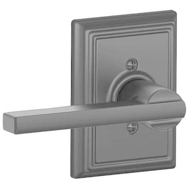 Imagem de SCHLAGE F170LAT622ADD F170-LAT-ADD Maçaneta de porta falsa unilateral não giratória com acabamento decorativo