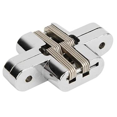 Imagem de ZJchao Dobradiças Escondidas Ligas de Zinco Portas Escondidas Dobradiças Escondidas de 180 Graus de Dobradiça Cruzada Para Armário de Madeira, Caixa de Madeira (L)