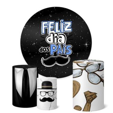 Imagem de Trio Capas Cilindro Painel Sublimado 1,50m Dia dos Pais - Fadrix, K1PA