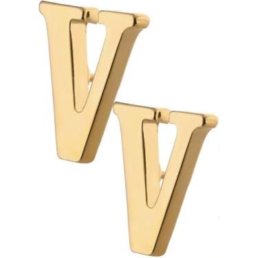 Imagem de Broches de terno de ouro e prata de ouro e prata para homens e mulheres com botões de metal, 1.4cm/1.2cm, Liga de aço, Sem Pedra Preciosa