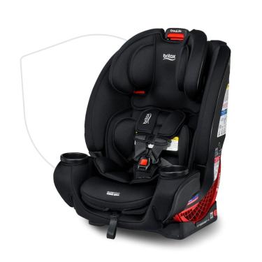 Imagem de Cadeirinha de Carro Conversível Britax One4Life, 10 Anos de Uso de 2,3 a 54 Kg, Tecido Lavável na Máquina, Ônix