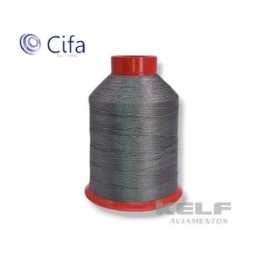 Imagem de Fio Linha 40 100% Poliamida 80g Costura De Estofados Cifa Cor Prata Ve