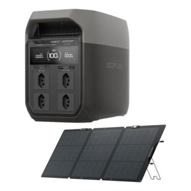 Imagem de Gerador De Energia Ecoflow Delta 3 1800wh + Placa Solar 45w