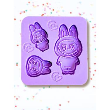 Imagem de F1894 molde de silicone monstrinho fofo confeitaria biscuit - Confeita