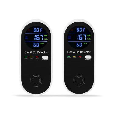 Imagem de Detector combinado de gás e monóxido de carbono KOABBIT 4 em 1