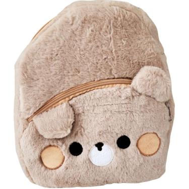 Imagem de Mini Mochila Bichinhos Em Pelúcia - Urso