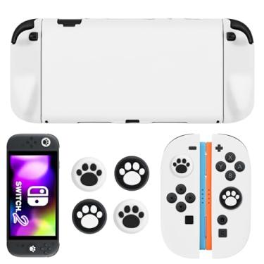 Imagem de DLseego Capa protetora macia para Nintendo Switch 2 (2025), capa fina de TPU para Joy Con, protetores de controle JoyCon destacáveis - capa de console à prova de choque e resistente a arranhões, 4