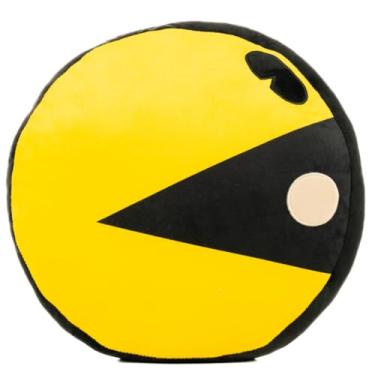 Imagem de PAC-Man Bedding Super Soft Plush Decorative Throw Pillow, 14 in, (Officially Licensed Product) by Franco Collectibles