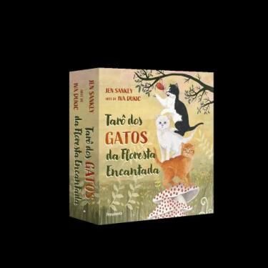 Imagem de Tarô Dos Gatos Da Floresta Encantada - Caixa Com Livro + 78 Cartas - P