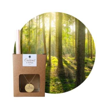 Imagem de Caixa Presente Aromatizador Varetas 100mL - Casa Dicheiro, Cascas, Fol