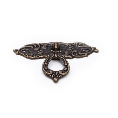 Imagem de Puxador Colonial Bronze Cristaleira Porta Gaveta Alça 8 Un.