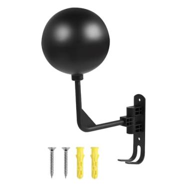 Imagem de Generic Suporte de capacete com gancho duplo robusto versátil 180 ° Capacete rotativo Rack de capacete montado em parede para chapéu