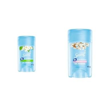 Imagem de KIT Desodorante em Gel Antitranspirante Secret Jasmine + Secret Gel Proteção de Algodão 45g