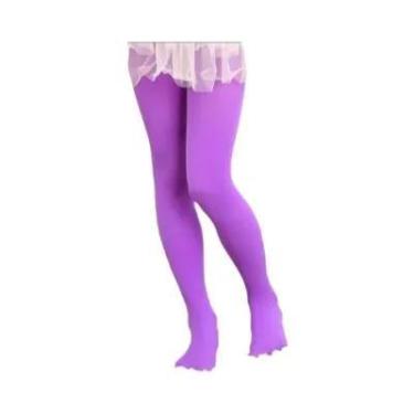 Imagem de Meia-calça Infantil De Veludo Branco Para Meninas, Meia-calça De Dança