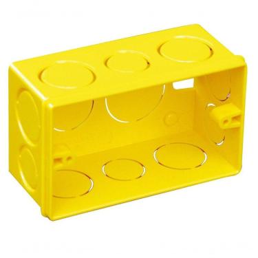 Imagem de Caixa De Luz 4x2 Embutir Amarela