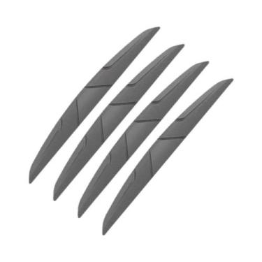 Imagem de Adesivos Protetores De Borda De Porta De Carro, 4 Unidades, Silicone, 