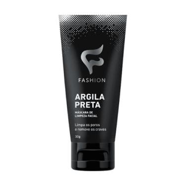 Imagem de Argila preta máscara de limpeza facial 30g Fashion Cosméticos