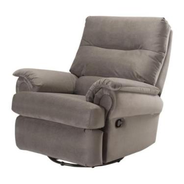 Imagem de Poltrona Reclinável MH-1217 Herval Estofada sem Massageador Veludo Cap