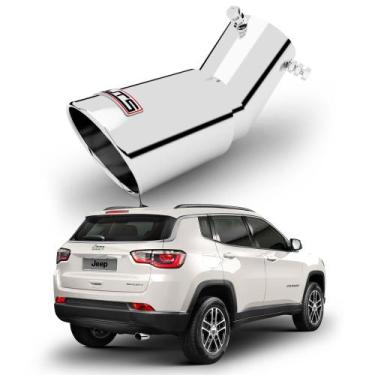 Imagem de Ponteira De Escapamento Esportivo Outs Jeep Compass Inox Top