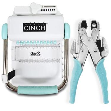 Imagem de Kit Encadernadora The Cinch Furo Redondo + Alicate Crop-a-dile We R Me