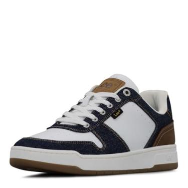 Imagem de Lee Tênis masculino Spectre, Branco/azul marinho, 44