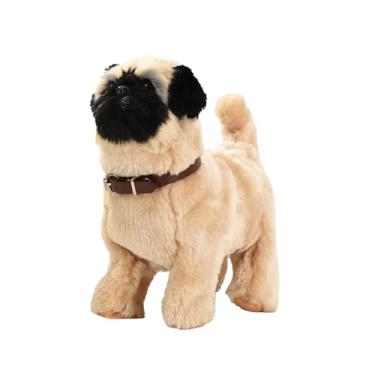 Imagem de Rrlihjgu Cão Robotizado - Brinquedo Robô Cão A Abanar O Rabo A Andar,Brinquedo Educativo Macio Para Crianças Adultos Sala De Aula Casa Férias Viagem Quarto Jardim Aniversário