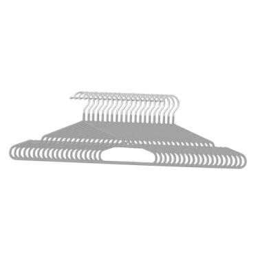Imagem de Generic 20 peças de cabides largos para roupas, cabides para secar roupas, para adultos que economizam espaço e são resistentes
