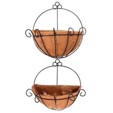 Imagem de Vaso De Canto Para Plantas Artificias Vaso De Canto com Fibra De Coco GRANDE 28 CM(2)