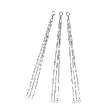 Imagem de Kit 3 Corrente Pendente De Pendurar Vaso e Planta Suporte De Parede Pendente Grande 84 Cm