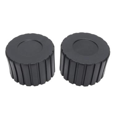 Imagem de RiToEasysports Protetores das Pernas da Cadeira Piso Durável 50mm Ajuste Segura, Cor Preta Com Forma Redonda Lisa, para Academias, Escolas, Casas