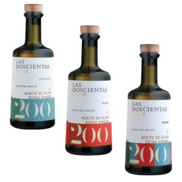 Imagem de Azeite de Oliva Extra Virgem Las Doscientas 500ML kit Com 3 Unidades