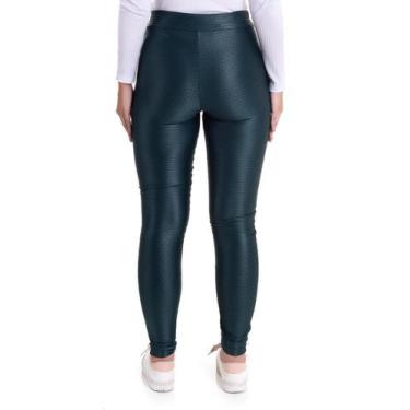 Imagem de Calça Feminina Montaria em Cirrê Trabalhado - Serena, G, Verde