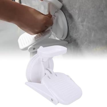 Imagem de Ymiko Descanso para o pé do Chuveiro, Design Ergonômico Forte Copo de Sucção