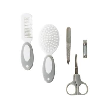 Imagem de Kit Cuidados Bebê Cabelos e Unhas Twibex Cinza