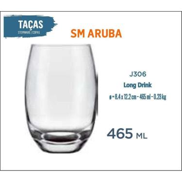 Imagem de 24 Copos Aruba 465Ml Cerveja Refrigerante Suco Batida